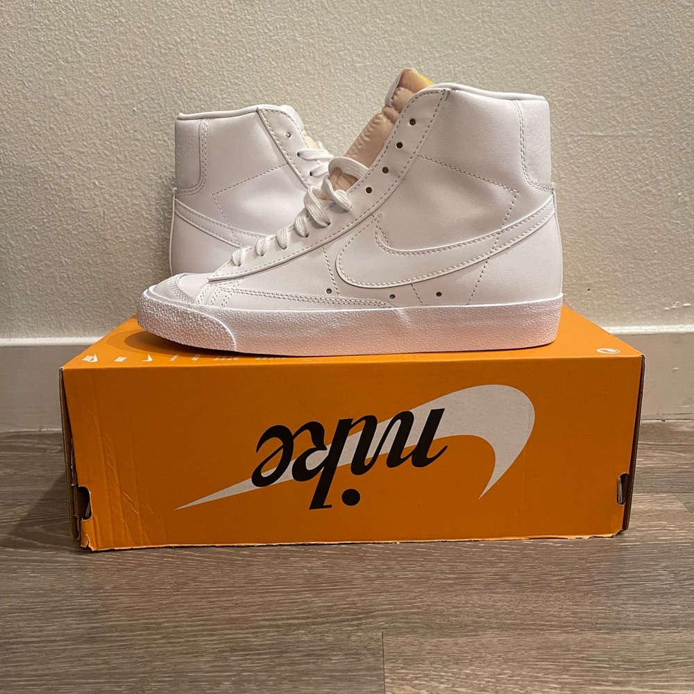 Nike White High-Top Sneakers